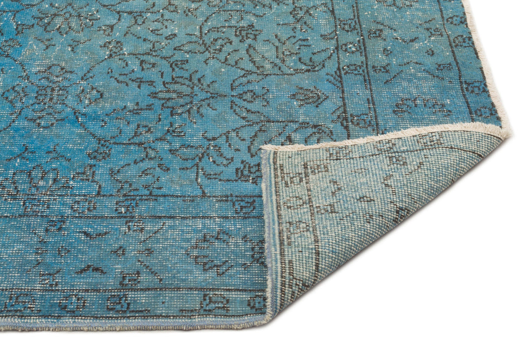 Athens 16979 Turquoise Tumbled Wool Hand Woven Carpet 164 x 280