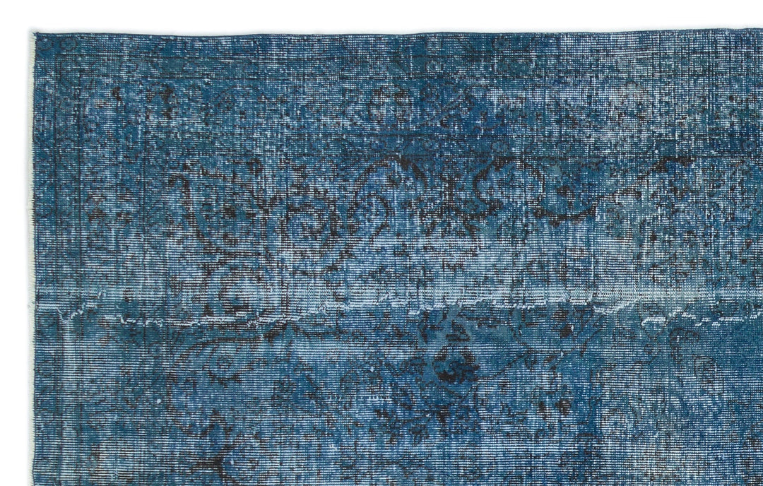 Athens Turquoise Tumbled Wool Hand Woven Carpet 167 x 262