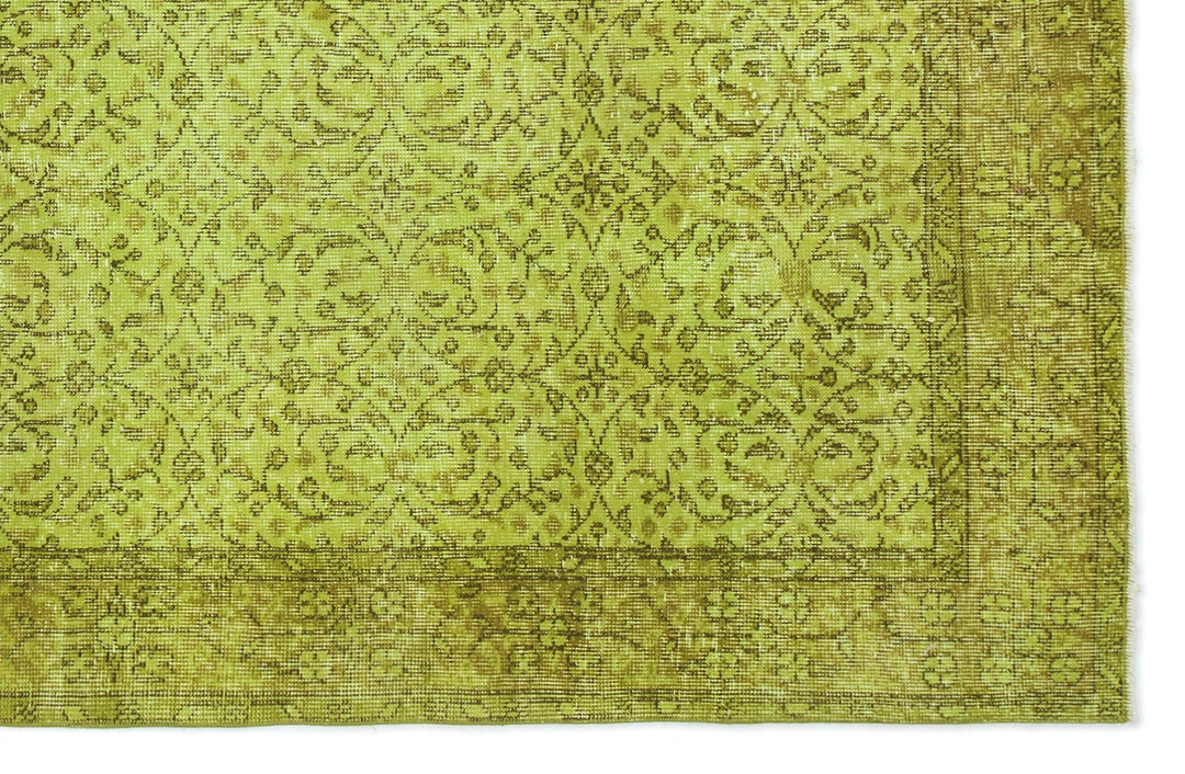 Athens Yellow Tumbled Wool Hand Woven Carpet 159 x 245