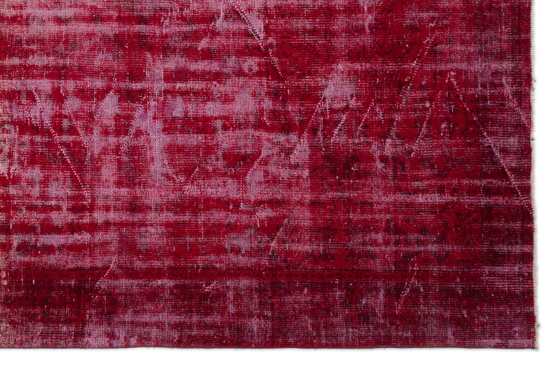 Athens Red Tumbled Wool Hand Woven Carpet 209 x 320