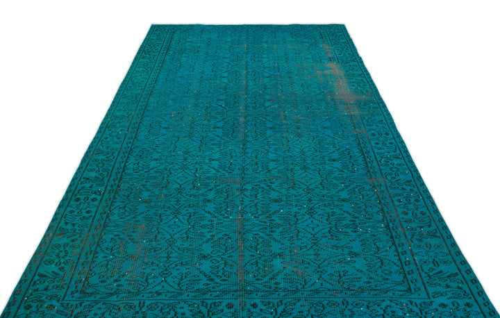 Athens Turquoise Tumbled Wool Hand Woven Rug 176 x 287