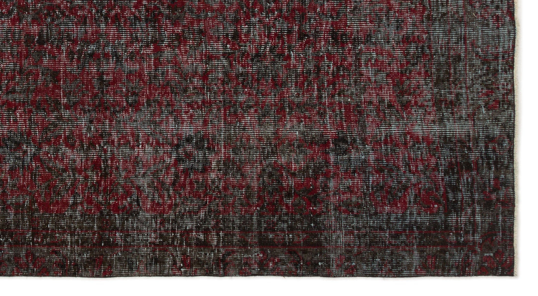 Athens Red Tumbled Wool Hand Woven Carpet 148 x 277