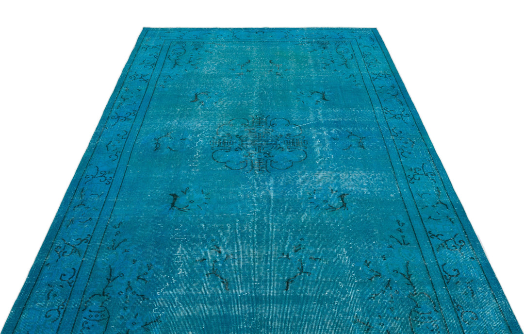 Athens Turquoise Tumbled Wool Hand Woven Rug 166 x 289