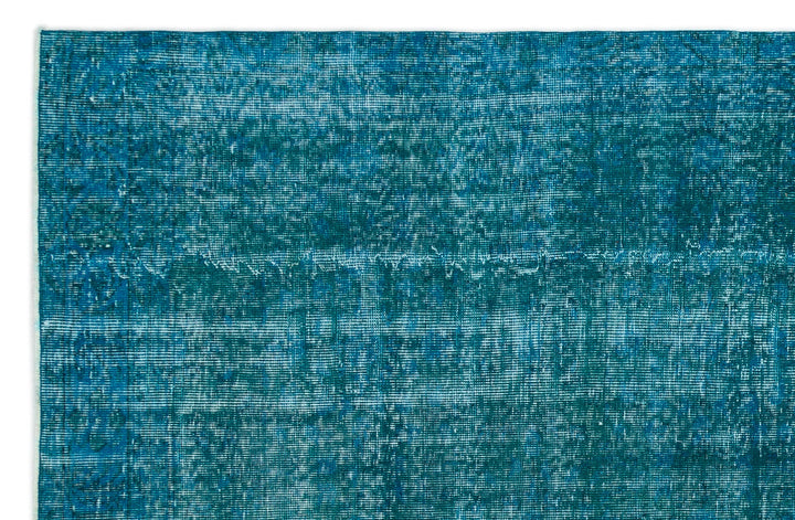 Athens Turquoise Tumbled Wool Hand Woven Rug 180 x 277