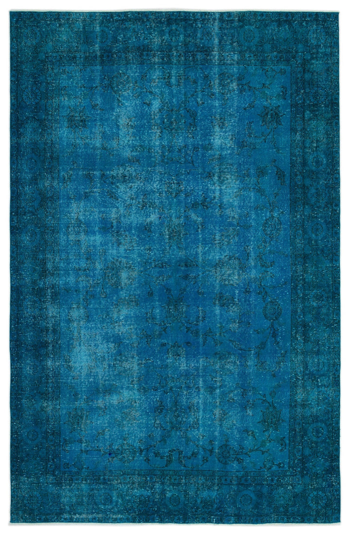 Athens Turquoise Tumbled Wool Hand Woven Rug 189 x 288
