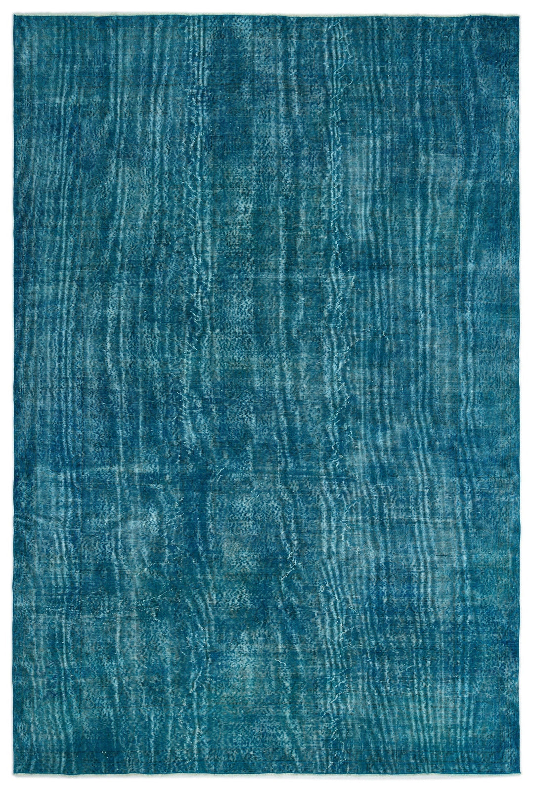 Athens Turquoise Tumbled Wool Hand Woven Rug 199 x 300