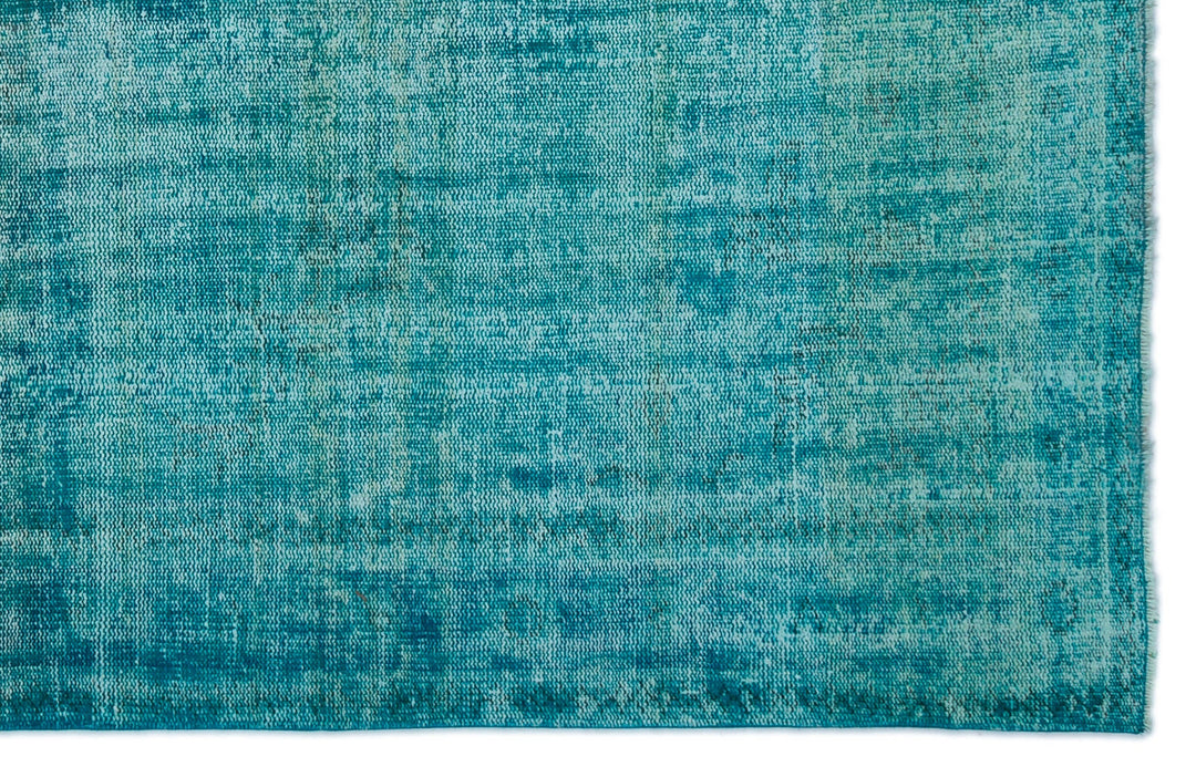 Athens Turquoise Tumbled Wool Hand Woven Rug 180 x 275