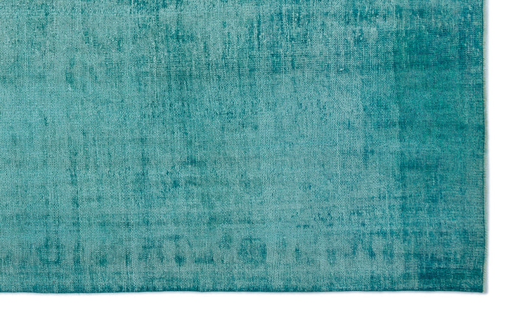 Athens Turquoise Tumbled Wool Hand Woven Rug 191 x 320
