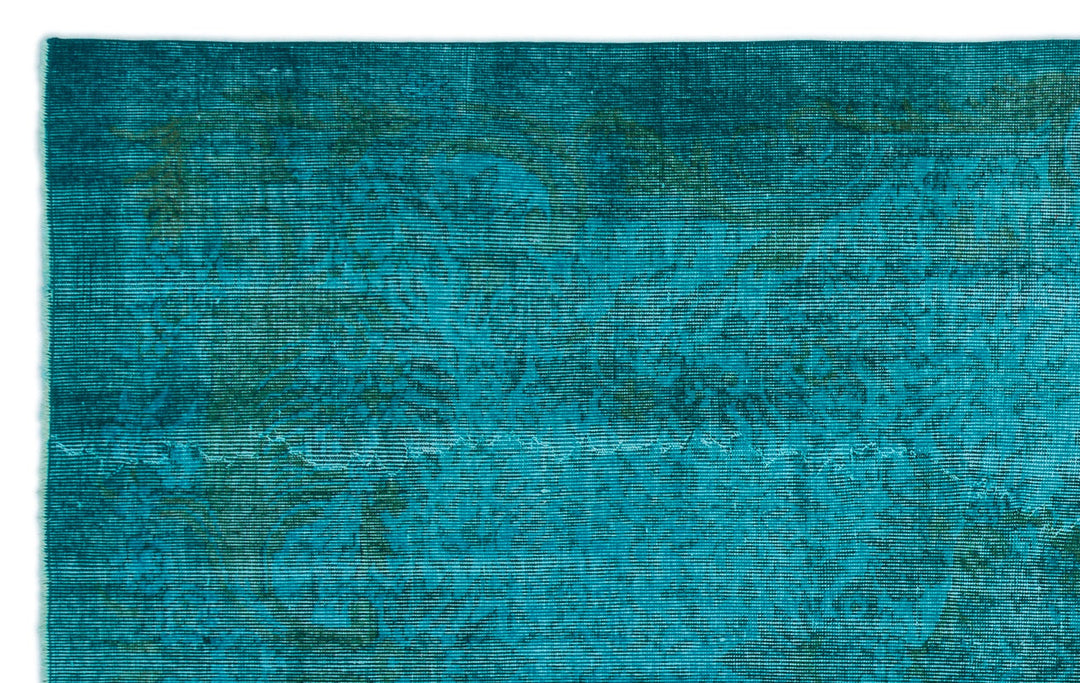 Athens Turquoise Tumbled Wool Hand Woven Rug 174 x 281