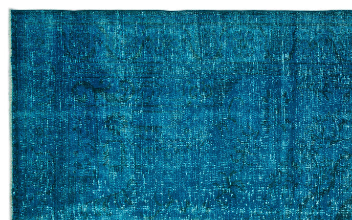Athens Turquoise Tumbled Wool Hand Woven Rug 178 x 294