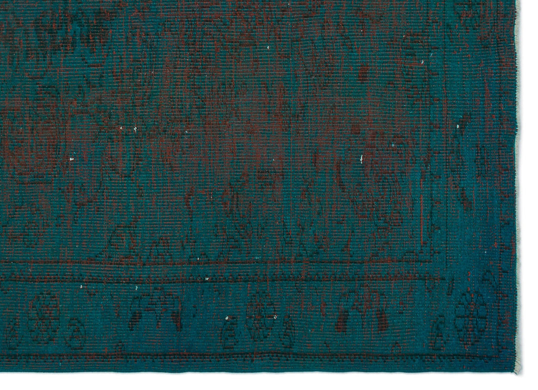 Athens Turquoise Tumbled Wool Hand Woven Rug 181 x 260