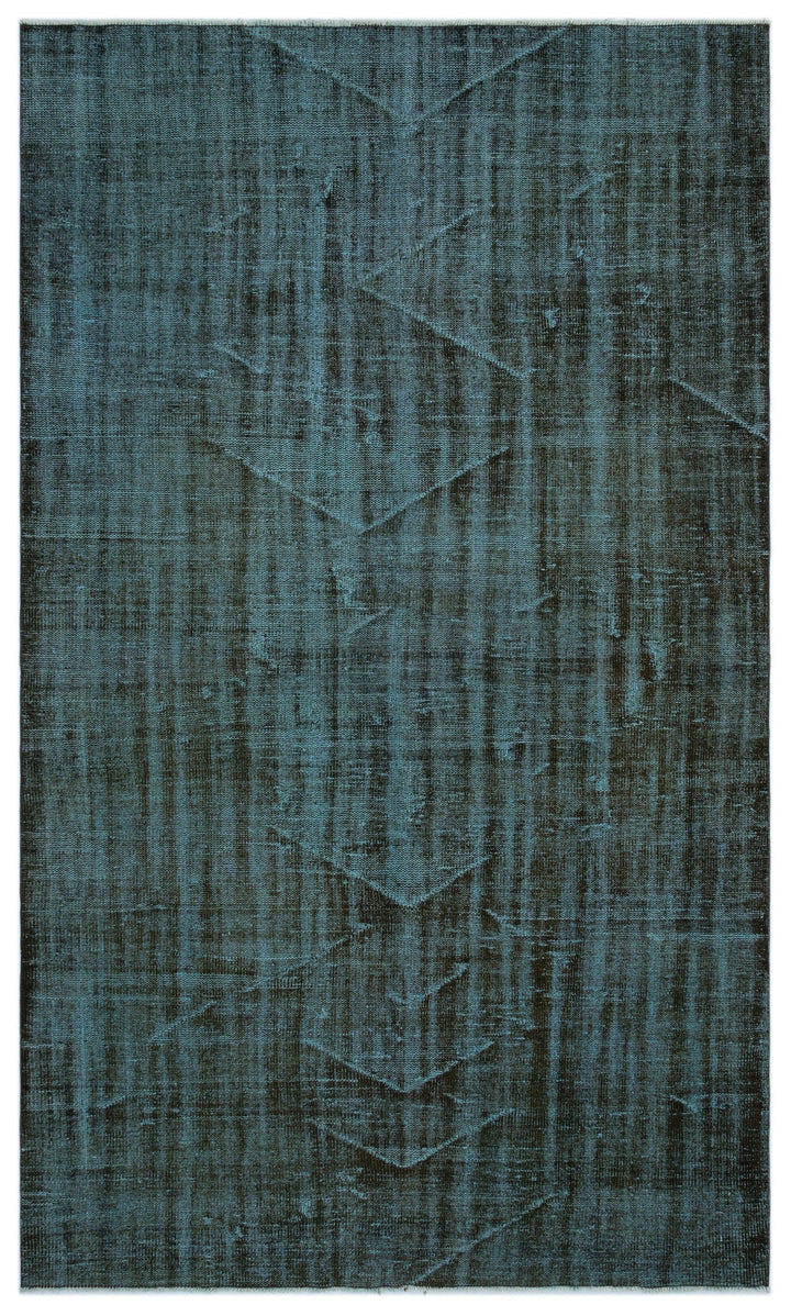 Athens Turquoise Tumbled Wool Hand Woven Rug 179 x 300