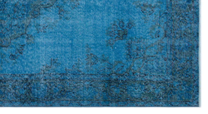 Athens Turquoise Tumbled Wool Hand Woven Carpet 132 x 250