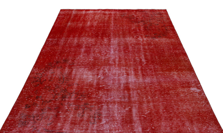 Athens Red Tumbled Wool Hand Woven Carpet 170 x 254