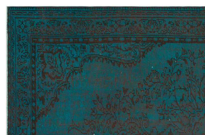 Athens Turquoise Tumbled Wool Hand Woven Rug 195 x 290