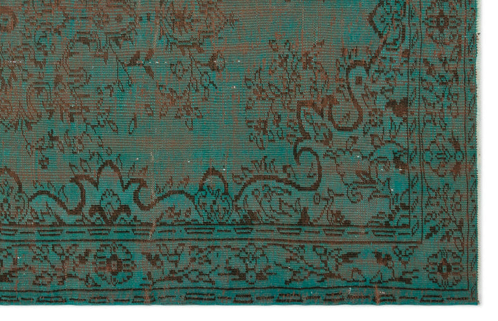 Athens Turquoise Tumbled Wool Hand Woven Rug 171 x 270