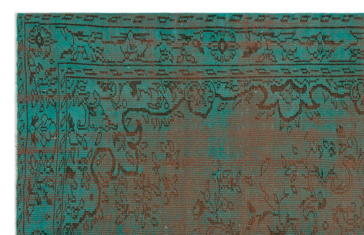 Athens Turquoise Tumbled Wool Hand Woven Rug 171 x 270