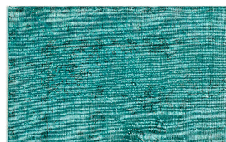 Athens Turquoise Tumbled Wool Hand Woven Rug 167 x 270