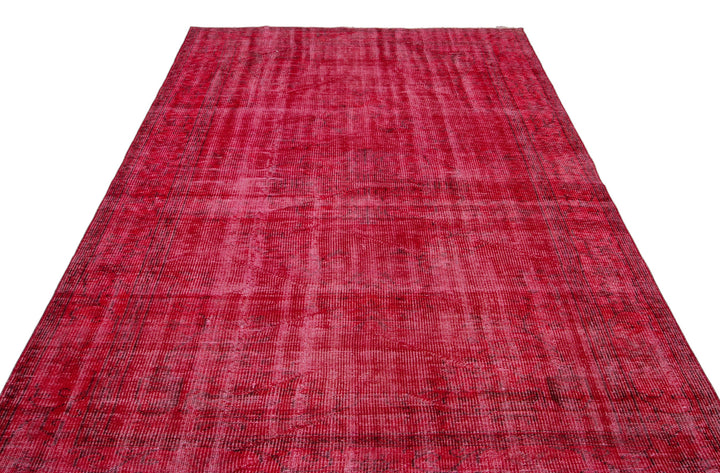 Athens Red Tumbled Wool Hand Woven Carpet 183 x 280