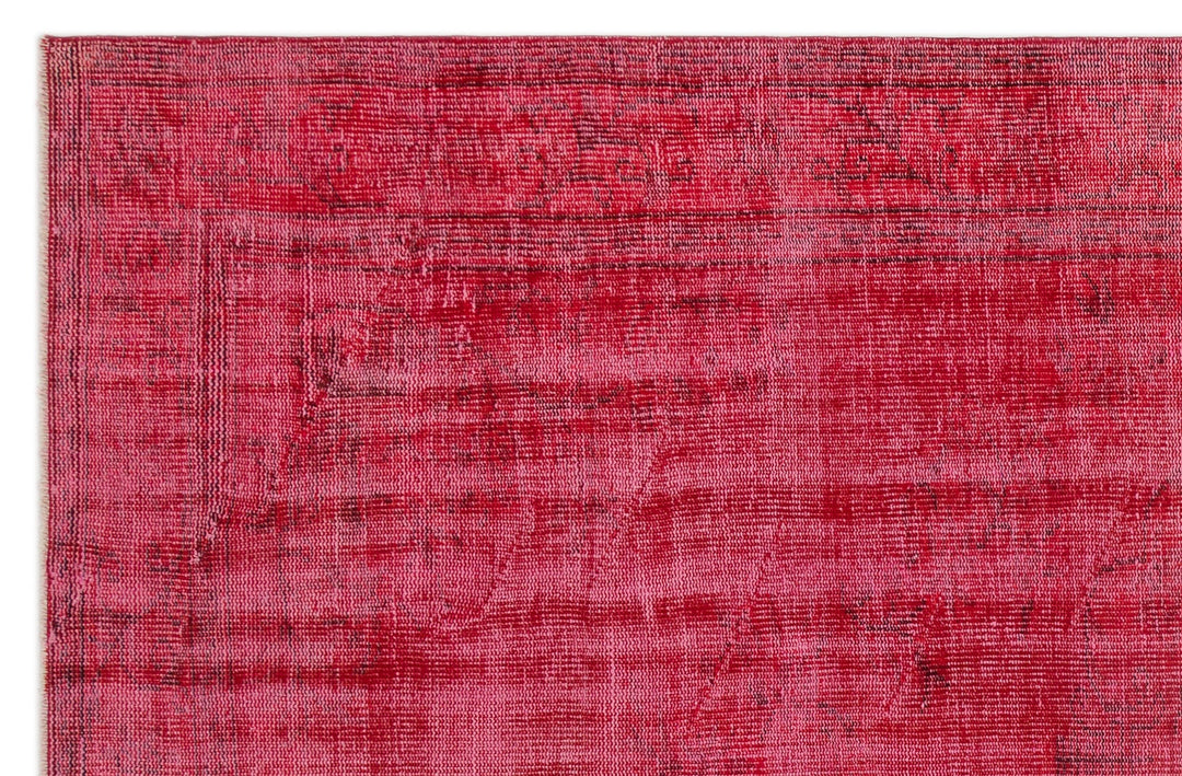 Athens Red Tumbled Wool Hand Woven Carpet 183 x 280