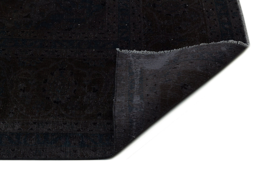 Epirus Black Tumbled Wool Hand Woven Carpet 295 x 394