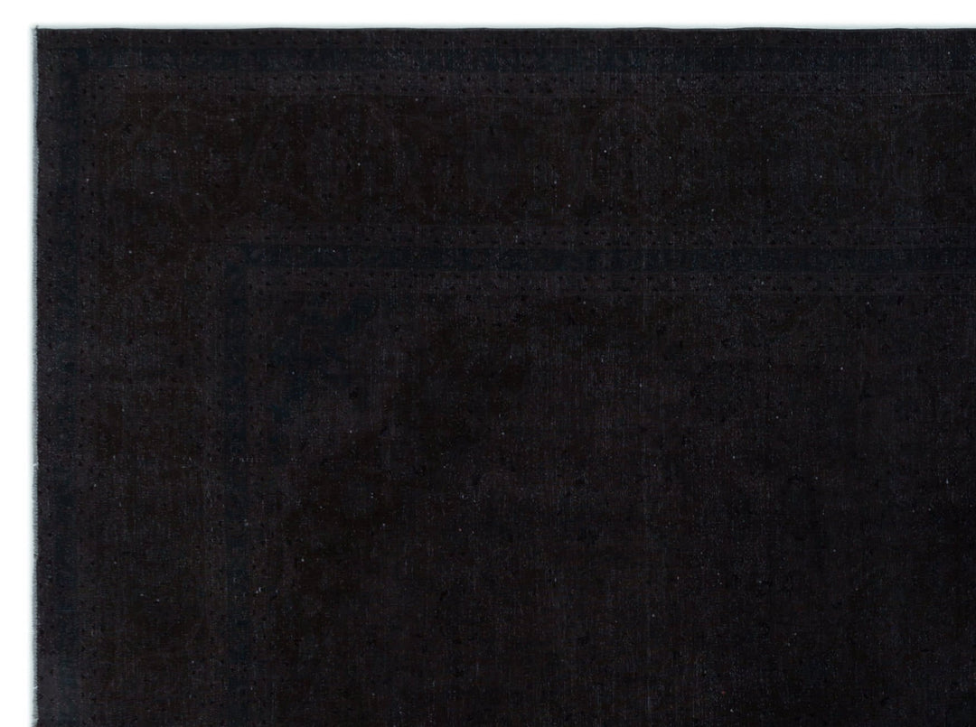 Epirus Black Tumbled Wool Hand Woven Carpet 295 x 394