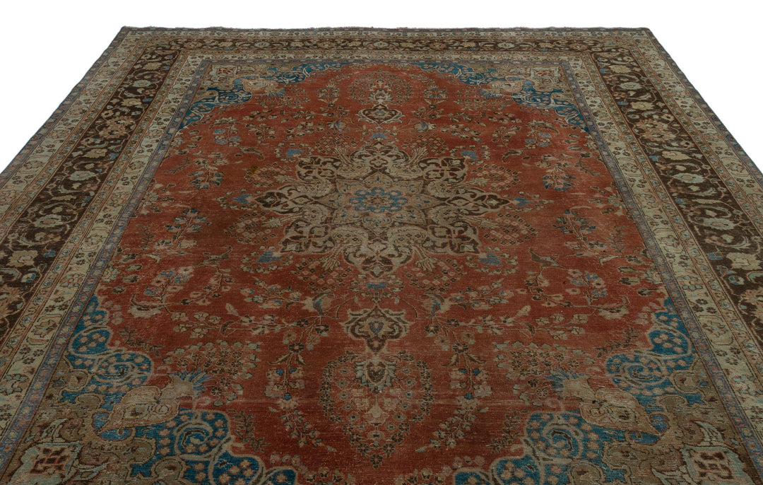 Epirus Brown Tumbled Wool Hand Woven Carpet 280 x 380