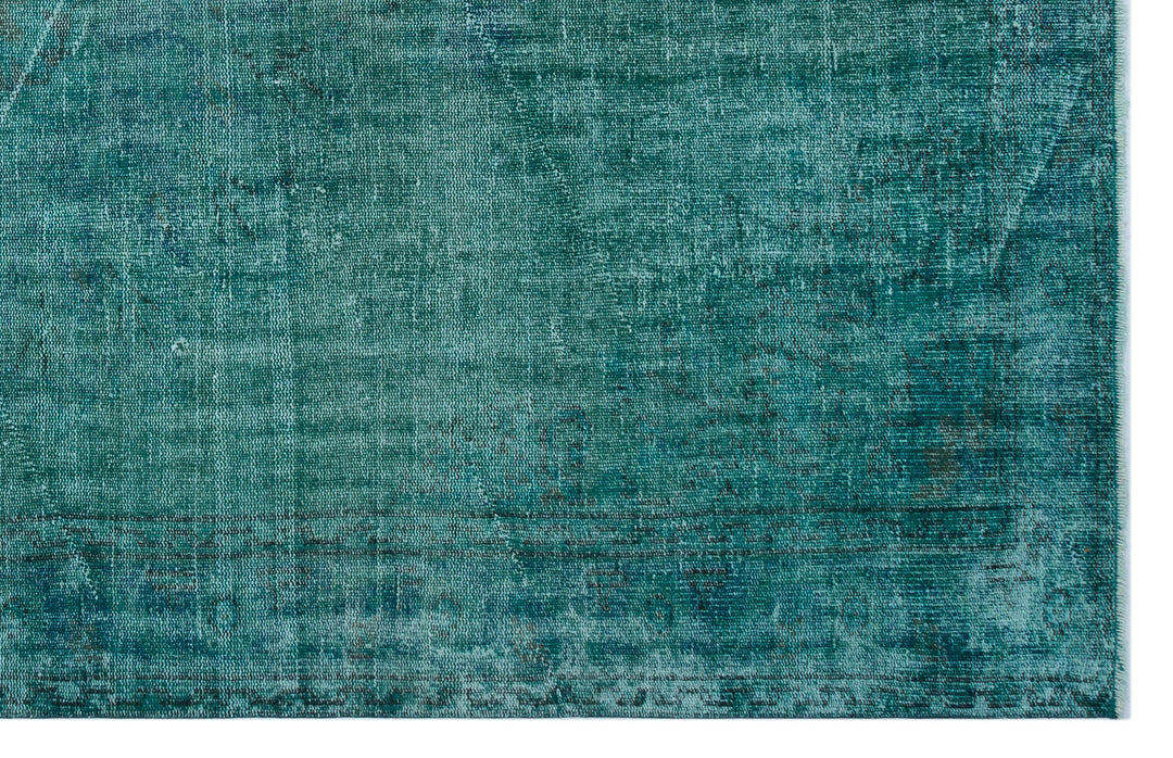 Athens Turquoise Tumbled Wool Hand Woven Rug 197 x 300