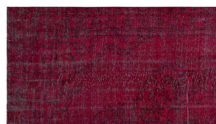 Athens Red Tumbled Wool Hand Woven Carpet 170 x 310