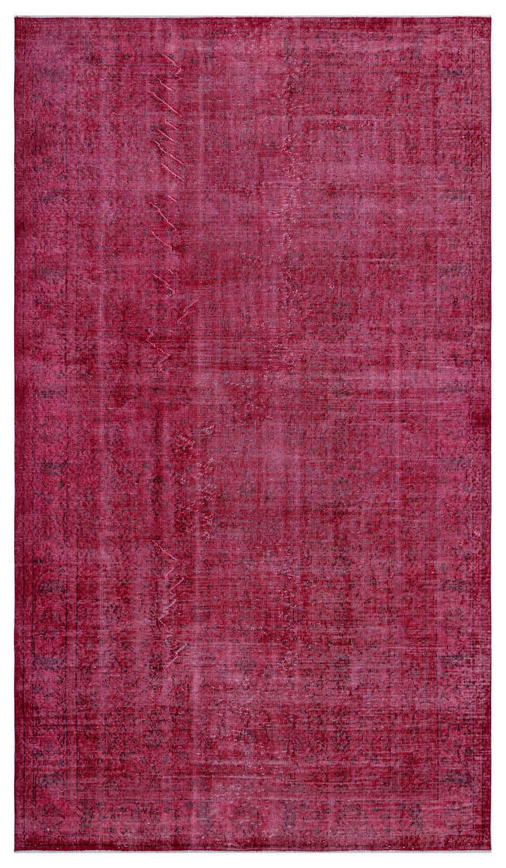Athens Red Tumbled Wool Hand Woven Carpet 168 x 288