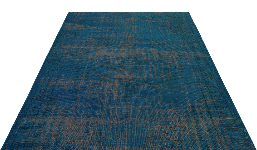 Athens Turquoise Tumbled Wool Hand Woven Rug 171 x 226