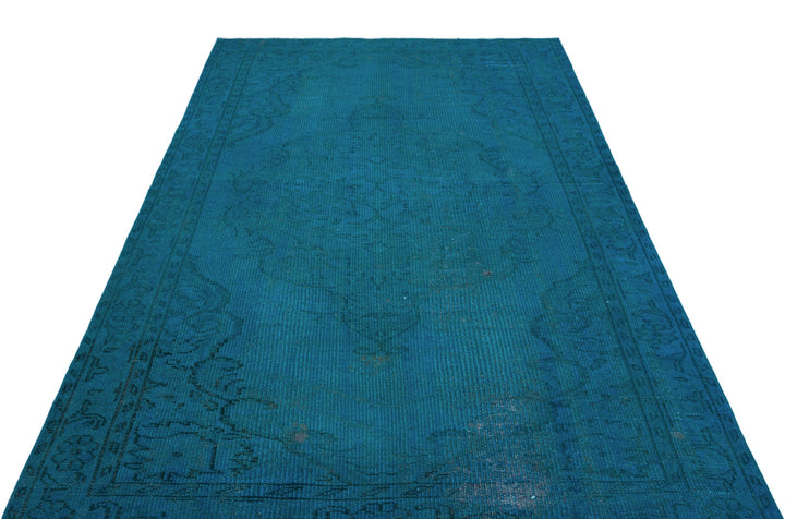 Athens Turquoise Tumbled Wool Hand Woven Rug 172 x 272