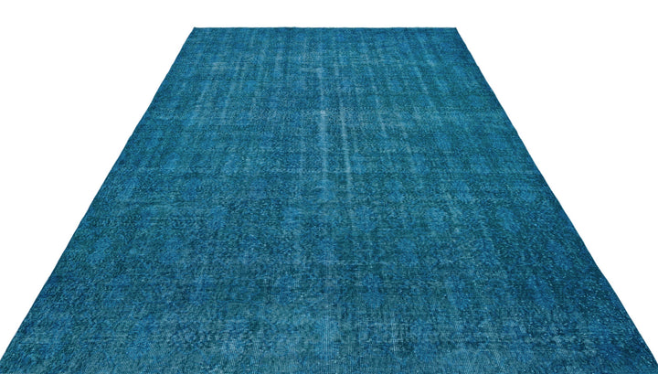 Athens Turquoise Tumbled Wool Hand Woven Carpet 216 x 334