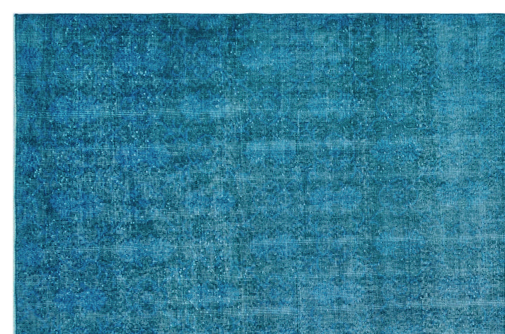 Athens Turquoise Tumbled Wool Hand Woven Carpet 216 x 334