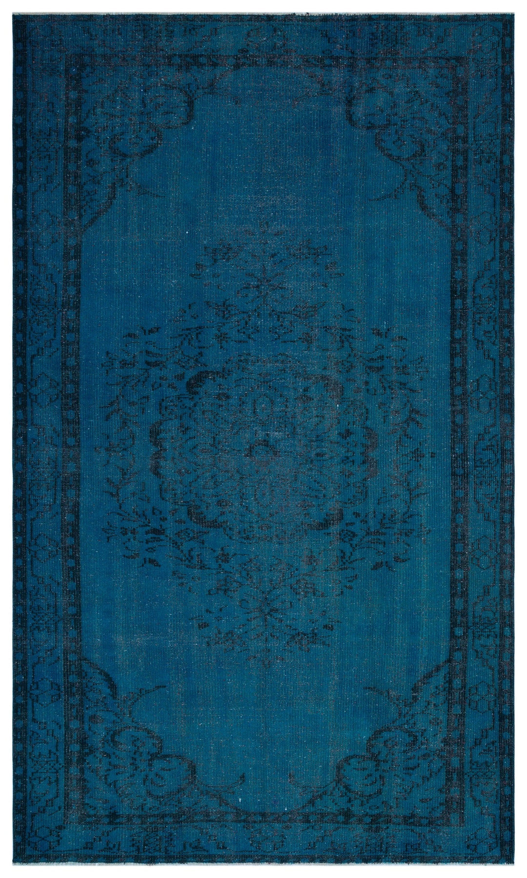 Athens Turquoise Tumbled Wool Hand Woven Rug 167 x 275
