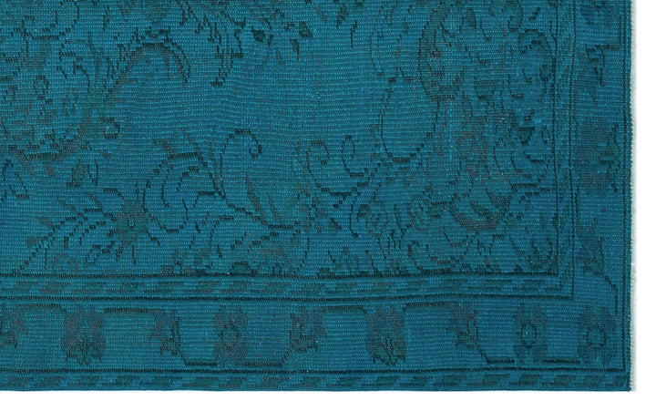 Athens Turquoise Tumbled Wool Hand Woven Carpet 160 x 259