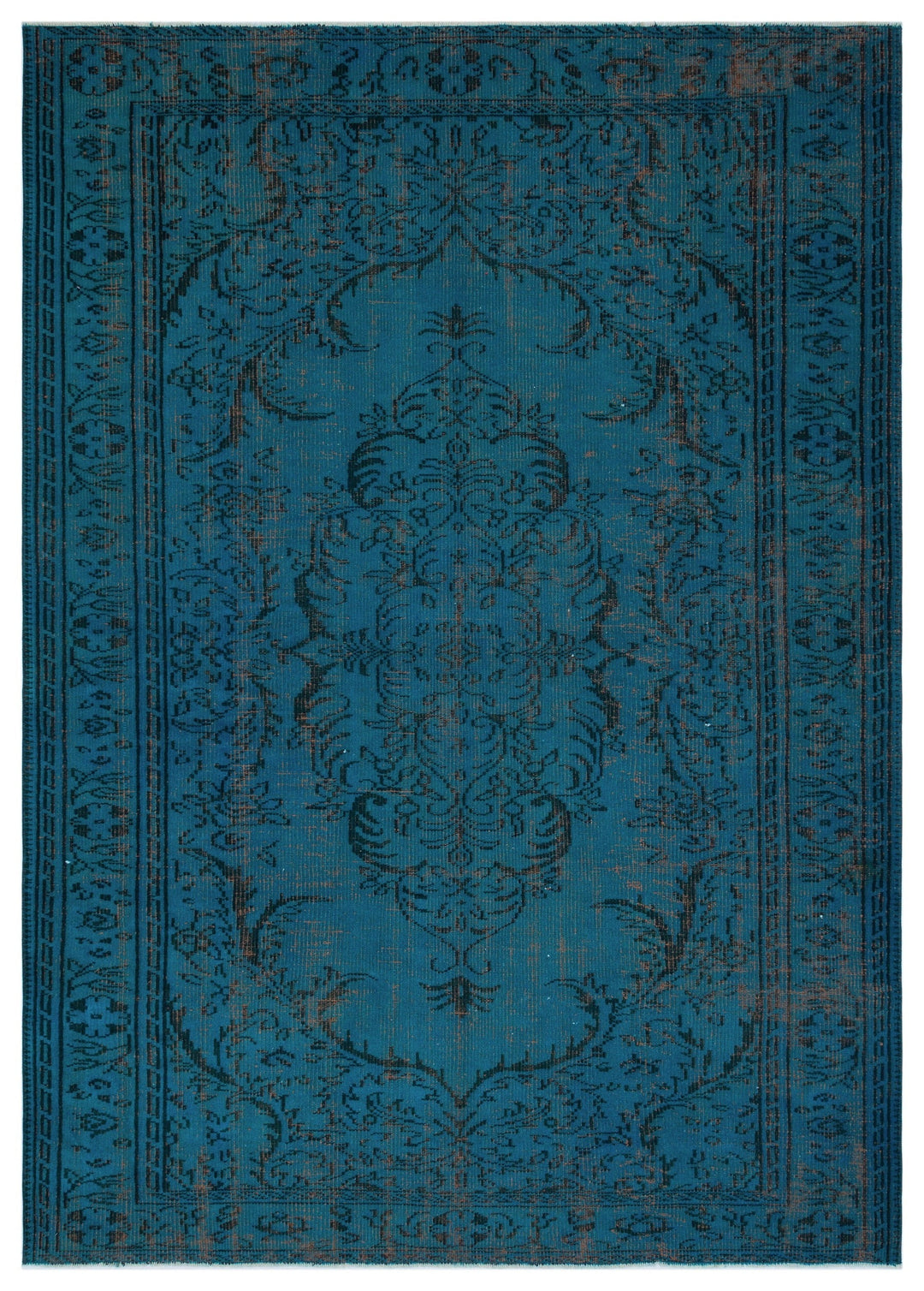 Athens Turquoise Tumbled Wool Hand Woven Rug 183 x 255
