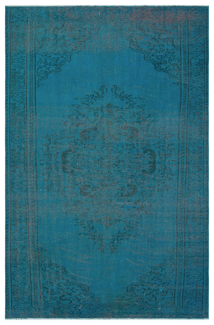 Athens Turquoise Tumbled Wool Hand Woven Rug 173 x 264