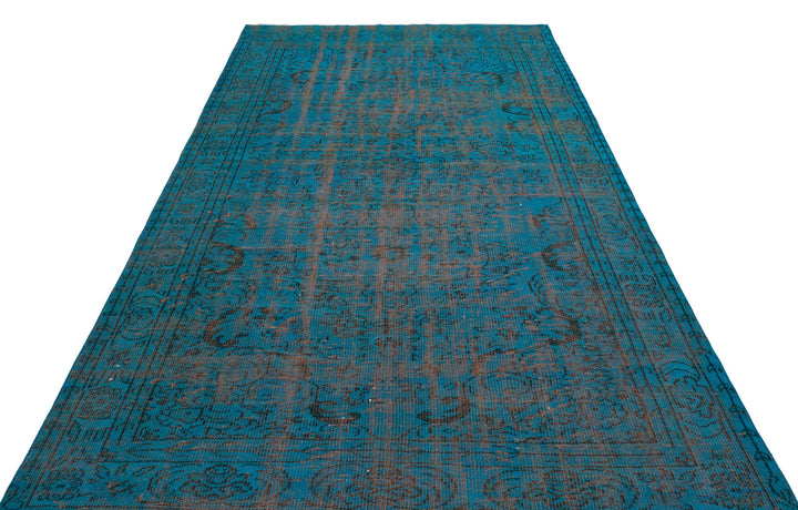 Athens Turquoise Tumbled Wool Hand Woven Carpet 188 x 308