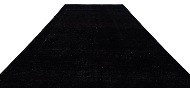Epirus Black Tumbled Wool Hand Woven Carpet 294 x 378