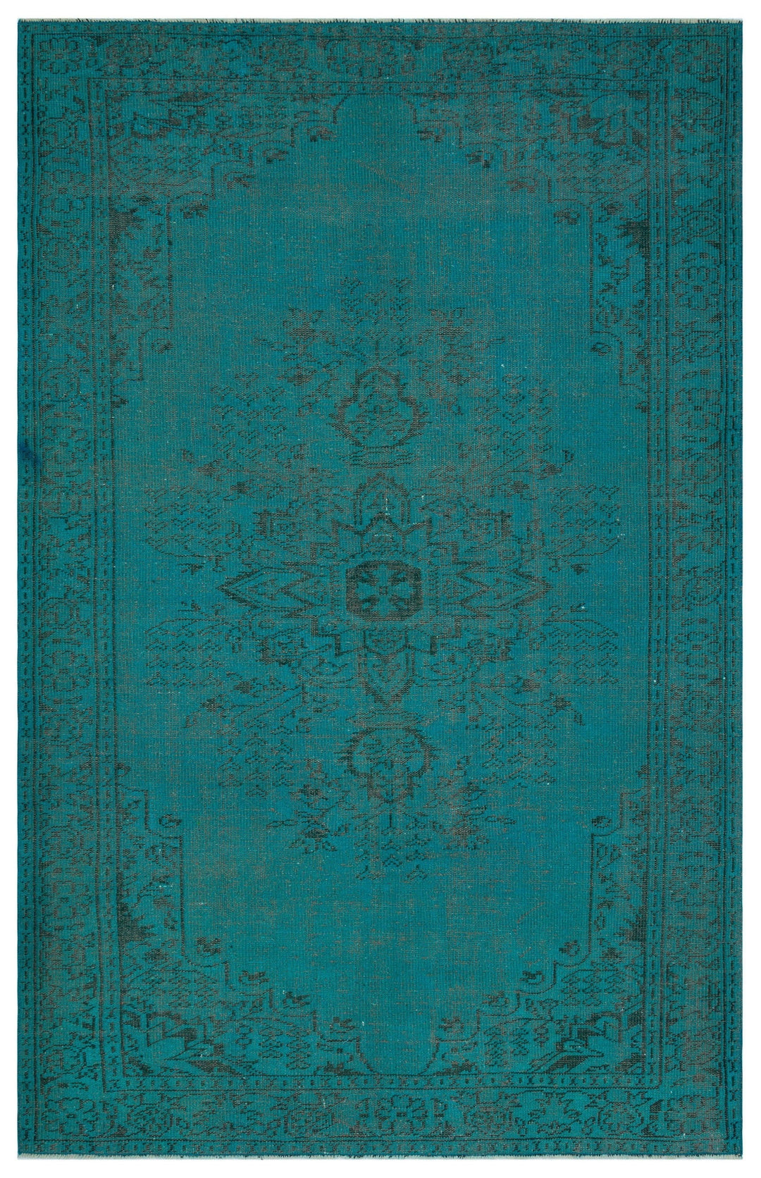 Athens Turquoise Tumbled Wool Hand Woven Rug 180 x 280