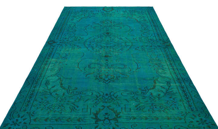 Athens Turquoise Tumbled Wool Hand Woven Rug 178 x 257