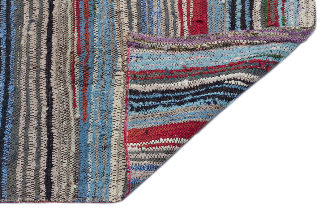 Crete Multi Striped Wool Hand Woven Carpet 138 x 276