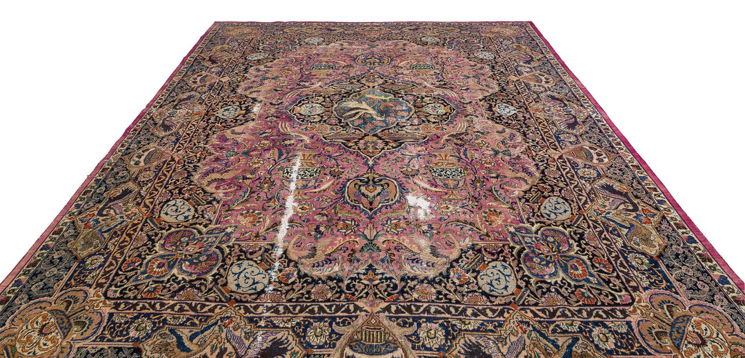 Epirus Brown Tumbled Wool Hand Woven Carpet 306 x 373