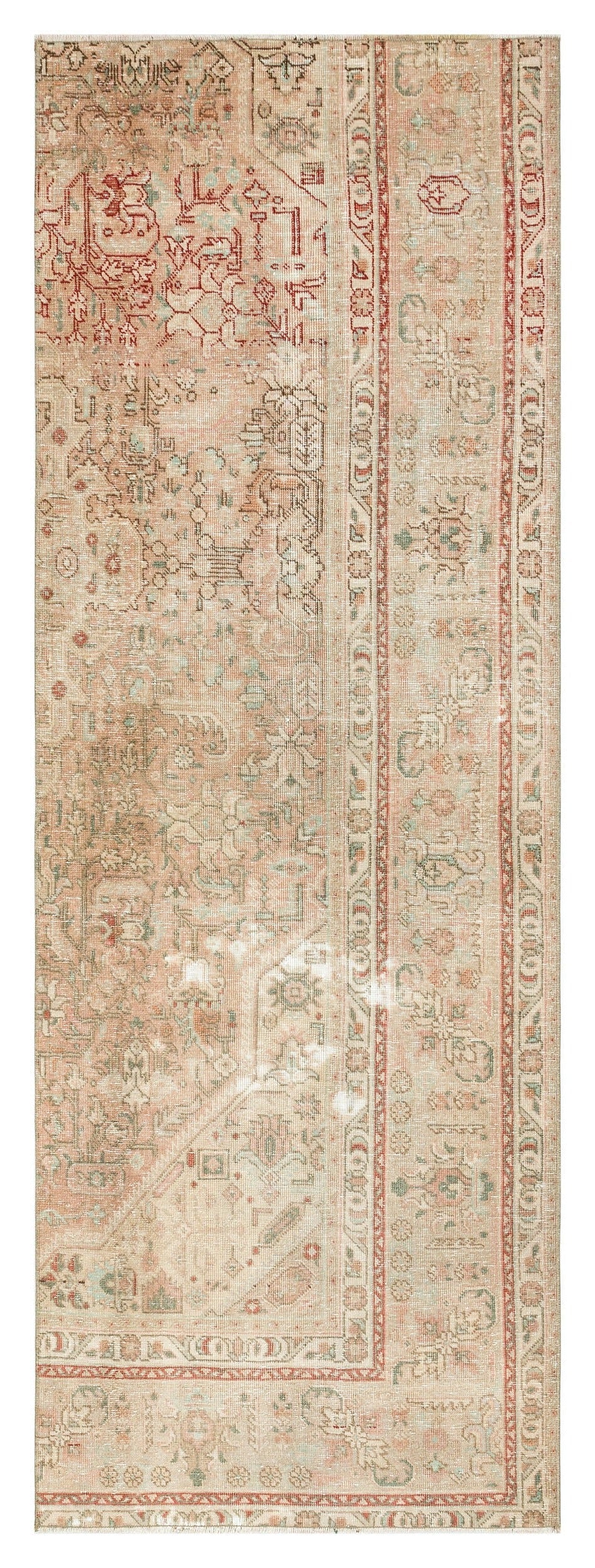 Epirus Beige Tumbled Wool Hand Woven Carpet 080 x 224