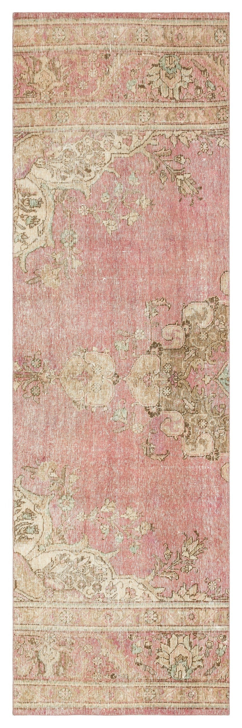 Epirus Beige Tumbled Wool Hand Woven Carpet 093 x 293