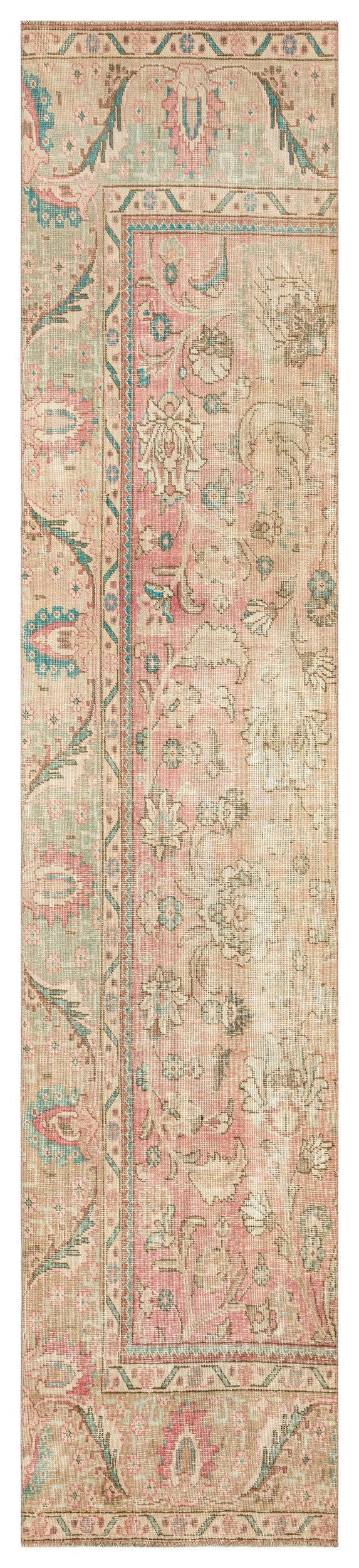 Epirus Beige Tumbled Wool Hand Woven Carpet 080 x 376