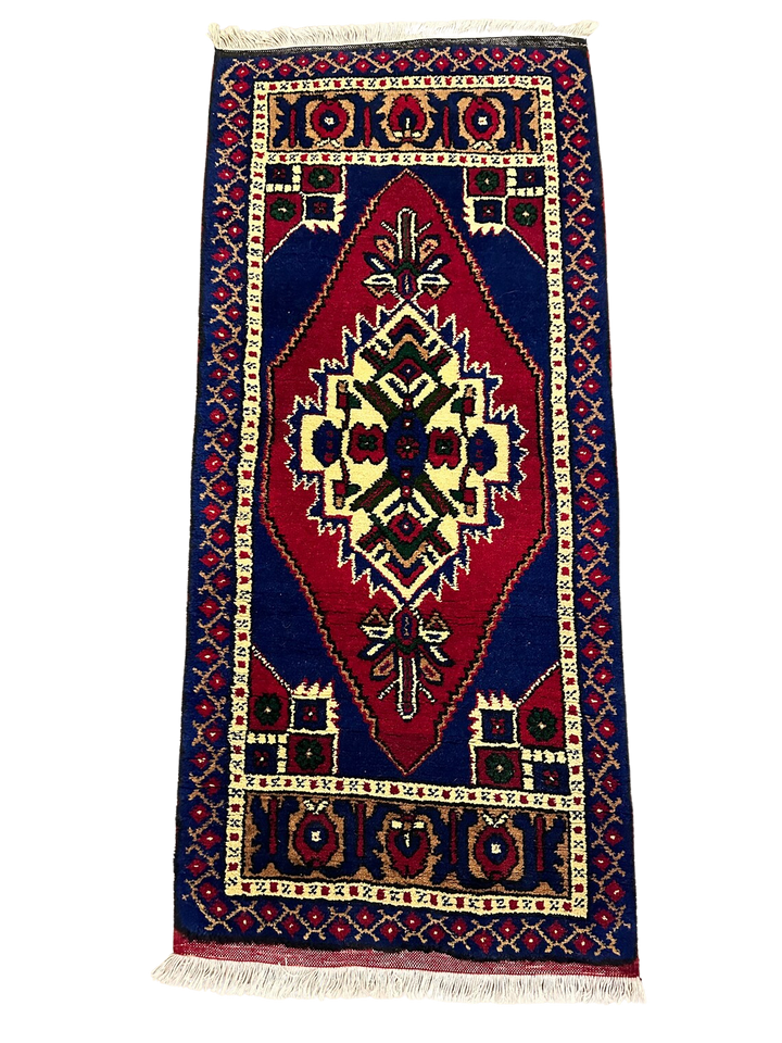 Rare Antique Handwoven Aksaray Nigde Taspinar (Central Anatolia) Kilim Rug (1.96 ft. X 4.26 ft.) (60 cm X 130 cm.)