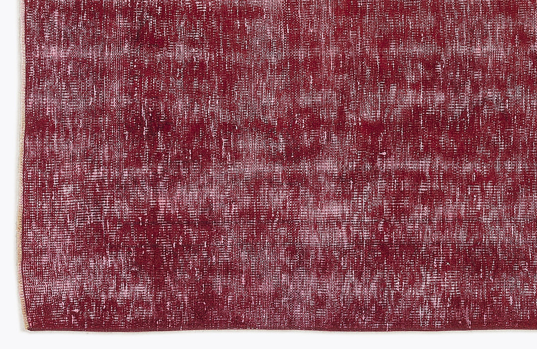 Athens Red Tumbled Wool Hand Woven Carpet 180 x 276