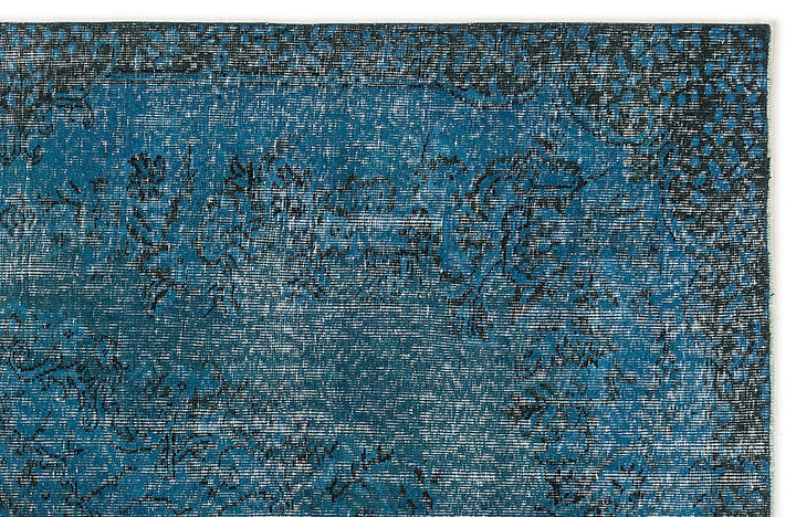 Athens Turquoise Tumbled Wool Hand Woven Rug 178 x 276